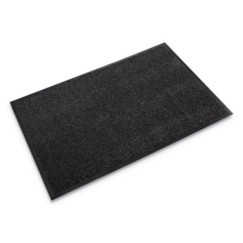 Crown Dust-Star Microfiber Wiper Mat, 48 x 72, Charcoal (CWNDS0046CH)