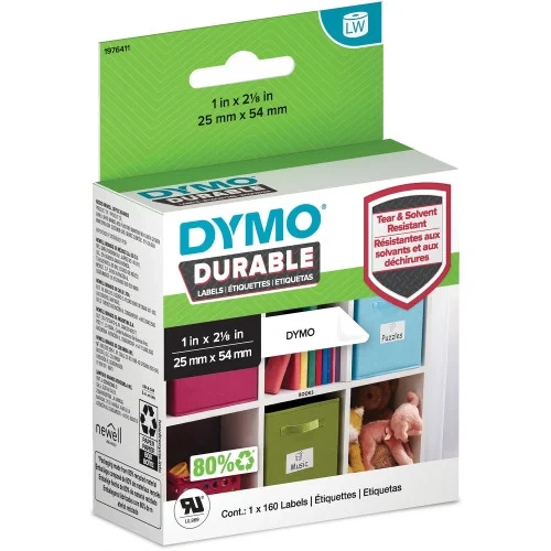 DYMO LW Durable Multi-Purpose Labels, 1 x 2.12, 160 LabelsRoll (DYM1976411)