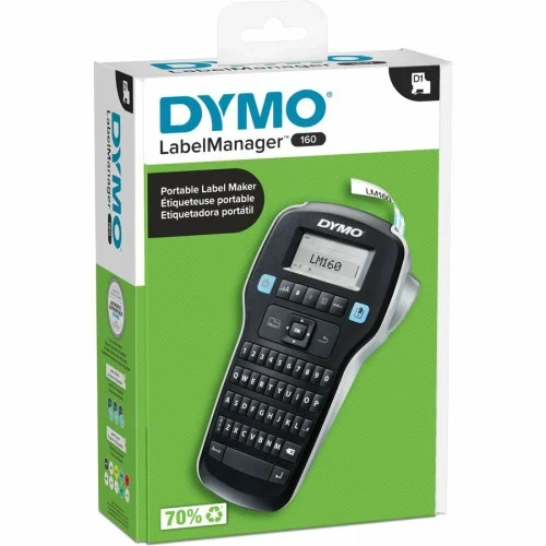 DYMO LabelManager 160P Label Maker, 2 Lines, 7.9 x 4.65 x 1.9 (DYM2175086)