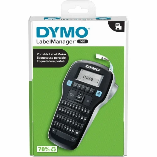 DYMO LabelManager 160P Label Maker, 2 Lines, 7.9 x 4.65 x 1.9 (DYM2175086)