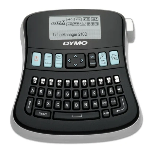 DYMO LabelManager 210D Label Maker, 2 Lines, 6.1 x 6.5 x 2.5 (DYM2175085)