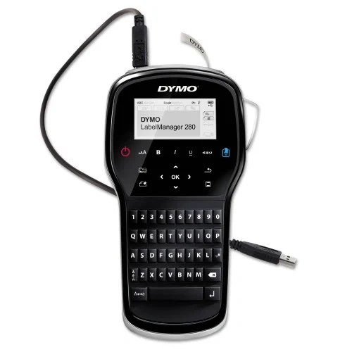 DYMO LabelManager 280 Label Maker, 0.6s Print Speed, 4 x 2.3 x 7.9 (DYM1815990)