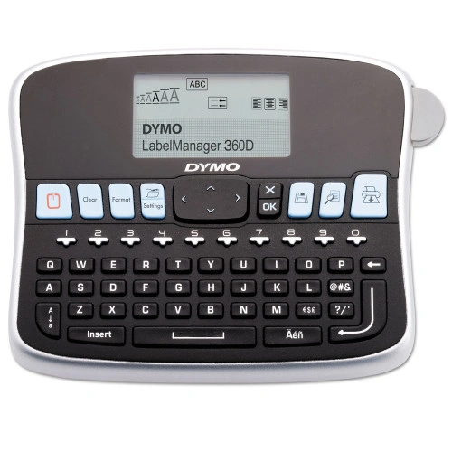 DYMO LabelManager 360D Label Maker, 2 Lines, 2.8 x 7.76 x 5.9 (DYM1754488)