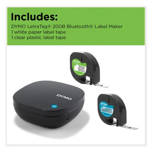 DYMO LetraTag 200B Portable Thermal Bluetooth Label Maker, 1.77 x 4.72 x 4.72 (DYM2179979) (4)