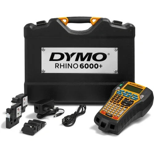 DYMO Rhino 6000+ Industrial Label Maker with Carry Case, 0.4s Print Speed, 5.4 x 2.5 x 9.7 (DYM2122499)