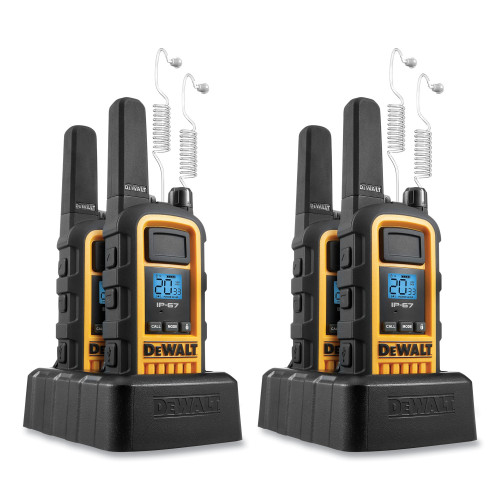 DeWalt 2DXFRS800SV1 Two-Way Radios, 2 W, 22 Channels (SEH2DXFRS800SV1)