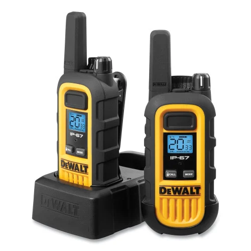 DeWalt DXFRS300 Heavy-Duty Walkie Talkies, 1 W, 22 Channels (SEHDXFRS300)