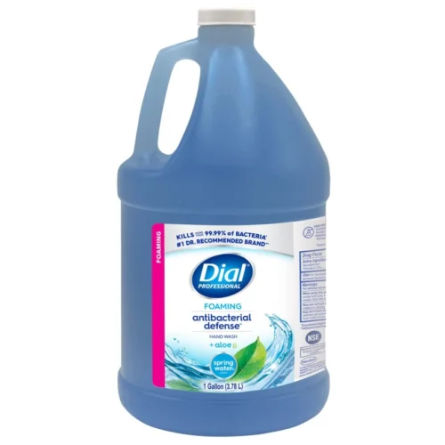 Dial Antibacterial Foaming Hand Wash Refill, Spring Water Scent, 1 gal, 4Carton (DIA35458)
