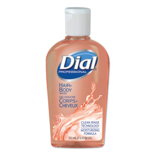 Dial Hair + Body Wash, Neutral Scent, 7.5 oz, 24Carton (DIA04014)