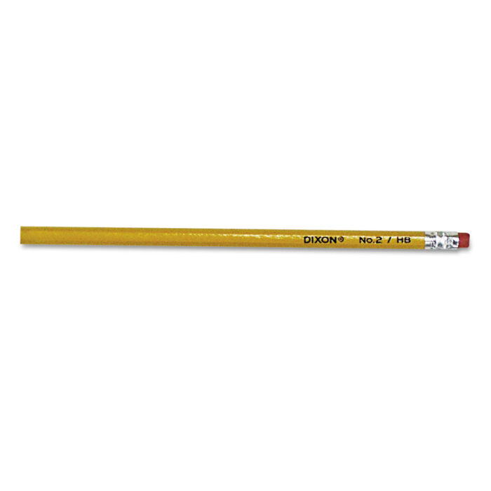 Dixon No. 2 Pencil Value Pack, HB (#2), Black Lead, Yellow Barrel, 144Box (DIX14412)