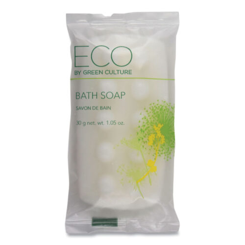 Eco By Green Culture Bath Massage Bar, Clean Scent, 1.06 oz, 300Carton (OGFSPEGCBH)