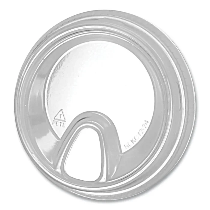 Fabri-Kal Greenware Cold Drink Lids, Sip Lid, Fits 12 oz to 24 oz Cups, Clear, 1,000Carton (FABSLKC1224)