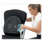Fellowes Heat and Soothe Back Support, 14.5 x 3 x 13.63, Black (FEL9190001)