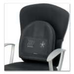 Fellowes Heat and Soothe Back Support, 14.5 x 3 x 13.63, Black (FEL9190001)