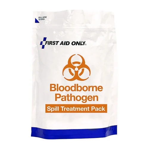 First Aid Only 15-Piece Blood-Borne Pathogen Treatment Pack, 15 Pieces, Resealable Plastic Bag (FAO91169)