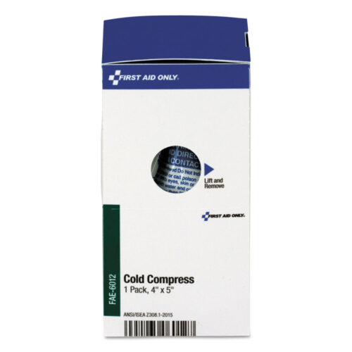 First Aid Only SmartCompliance Instant Cold Compress, 5 x 4 (FAOFAE6012)