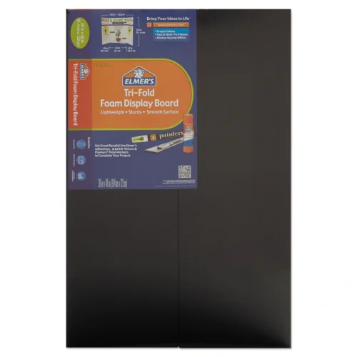 Fome-Cor Pro Premium Foam Display Board, CFC-Free Polystyrene, 24 x 36, Black Surface and Core, 12Carton (ACJ07021109)