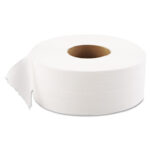 GE JRT Jumbo Bath Tissue, Septic Safe, 1-Ply, White, 3.3 x 1,200 ft, 12 RollsCarton (GEN1511)