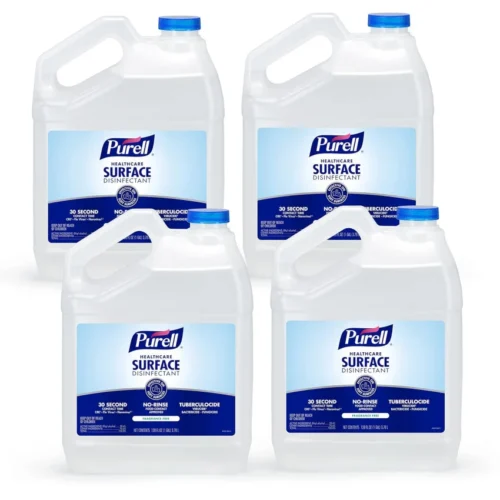 PURELL Healthcare Surface Disinfectant, Fragrance Free, 128 oz Bottle, 4/Carton (GOJ434004)