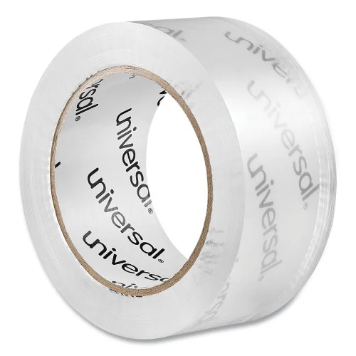 General Deluxe General-Purpose Acrylic Box Sealing Tape, 3 Core, 1.88 x 109 yds, Clear, 12Pack (UNV66100)