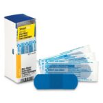 General Refill for SmartCompliance General Cabinet, Blue Metal Detectable Bandages,1 x 3, 25Box (FAOFAE3010)