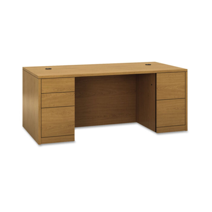 HON 10500 Series Double Pedestal Desk with Full Pedestals, 72 x 36 x 29.5, Harvest (HON105890CC)