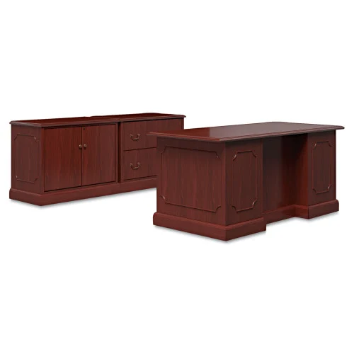 HON 94000 Series Storage Cabinet, 37.5w x 20.5d x 29.5h, Mahogany (HON94291NN)