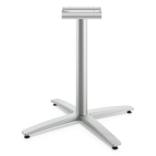 HON Between Seated-Height X-Base for 42 Table Tops, 32.68w x 29.57h, Silver (HONBTX30LPR8)