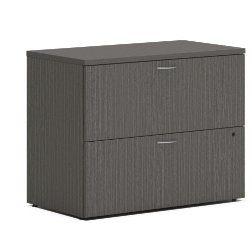 HON Mod Lateral File, 2 LegalLetter-Size File Drawers, Slate Teak, 36 x 20 x 29 (HONLLF3620L2LS1)