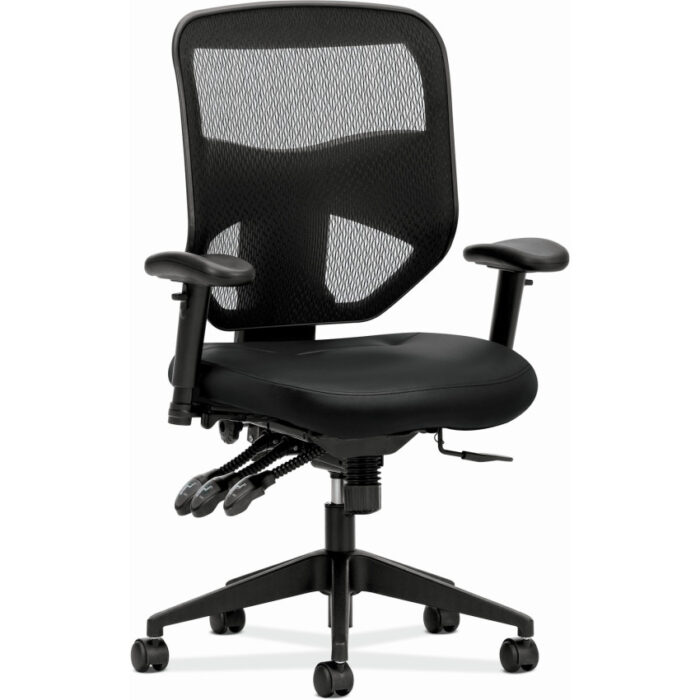 HON Prominent Mesh High-Back Task Chair, Supports Up to 250 lb, 17 to 21 Seat Height, Black (BSXVL532SB11)