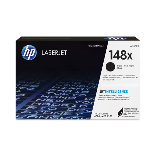 HP 148X, (W1480X) High-Yield Black Original LaserJet Toner Cartridge (HEWW1480X)