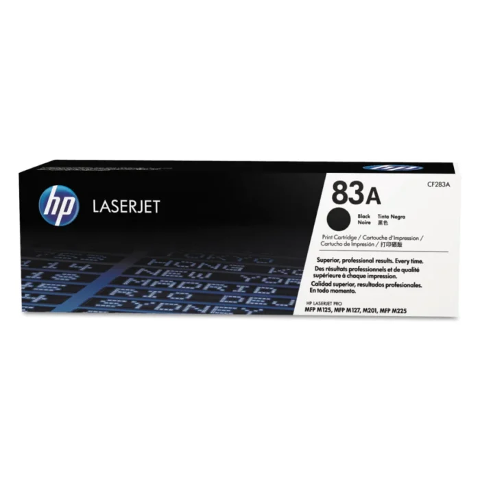 HP 83A, (CF283A) Black Original LaserJet Toner Cartridge (HEWCF283A)