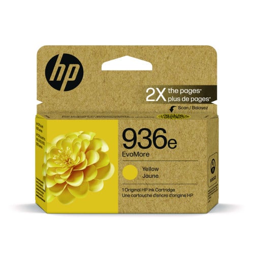 HP 936E, (4S6V5LN) Yellow Original Ink Cartridges (HEW4S6V5LN)