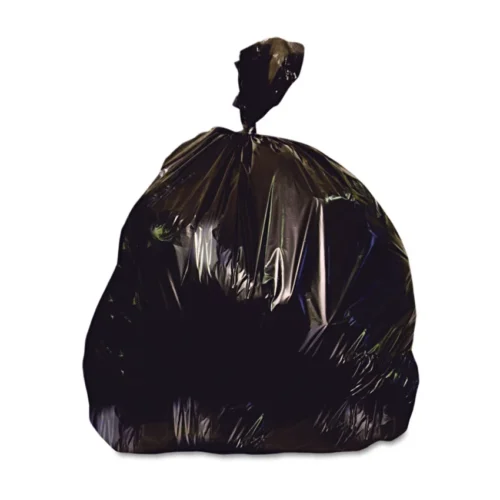 Heritage Reprocessed Resin Can Liners, 56 gal, 2 mil, 43 x 47, Black, 100Carton (HERX8647QK)