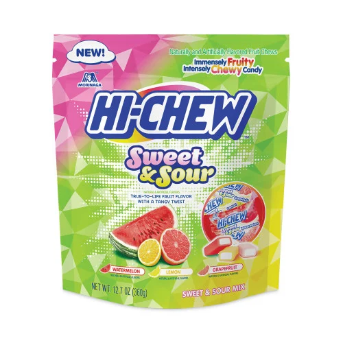 Hi-Chew Fruit Chews, Sweet and Sour, 12.7 oz, 3Pack (GRR20902640)