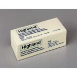 Highland Self-Stick Notes, 1.38 x 1.88, Yellow, 100 SheetsPad, 12 PadsPack (MMM6539YW)