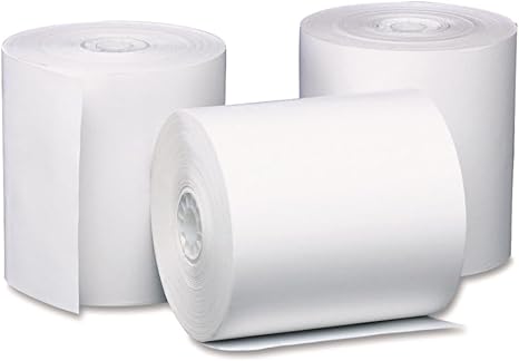 Iconex Direct Thermal Printing Paper Rolls, 0.45 Core, 3.13 x 230 ft, Blue, 50Carton (ICX90902270)