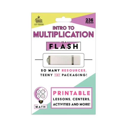 In a Flash USB, Intro to Multiplication, Ages 7-9, 236 Pages (CDP109580)