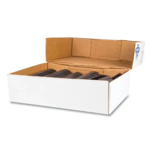 Inteplast Group High-Density Commercial Can Liner Value Pack, 45 gal, 19 mic, 40 x 46, Black, Interleaved Roll, 25 BagsRoll, 6 RollsCT (IBSVALH4048K22)