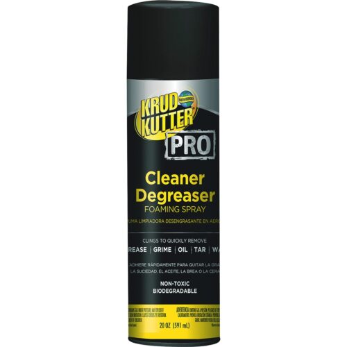 KRUD KUTTER PRO Ready-To-Use Cleaner Degreaser Foaming Spray, 20 oz Aerosol Can, 6Carton (RST352239)