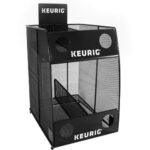 Keurig K-Cup Pod Wire Mesh Display Rack 4-Sleeve, 11 x 14 x 15.4, Black (GMT7582)