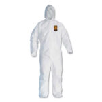 KleenGuard A20 Breathable Particle Protection Coveralls, Zip Closure, 3X-Large, White (KCC49116)