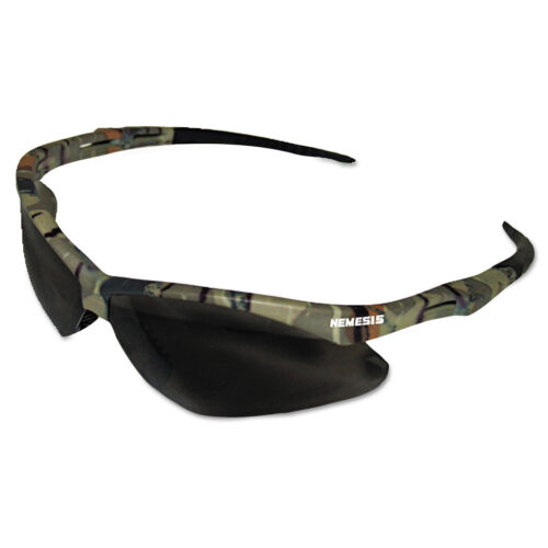 KleenGuard Nemesis Safety Glasses, Camo Frame, Smoke Anti-Fog Lens (KCC22609)