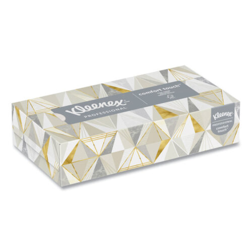 Kleenex White Facial Tissue, 2-Ply, White, Pop-Up Box, 125 SheetsBox (KCC21606BX)