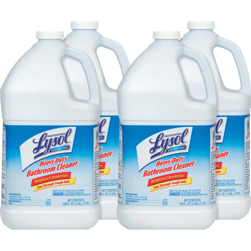 LYSOL Brand Disinfectant Heavy-Duty Bathroom Cleaner Concentrate, 1 gal Bottle, 4Carton (RAC94201CT)