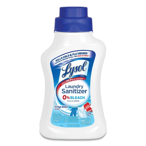 LYSOL Brand Laundry Sanitizer, Liquid, Crisp Linen, 41 oz, 6Carton (RAC95871)