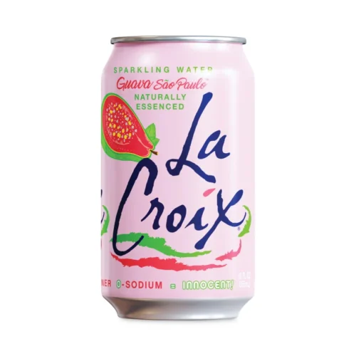 LaCroix Sparkling Water, Guava Sao Paulo, 12 oz Can, 12 CansPack, 2 PacksCarton (LCXNAV40113)