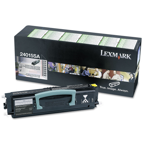 Lexmark 24015SA Return Program Toner, 2,500 Page-Yield, Black (LEX24015SA)