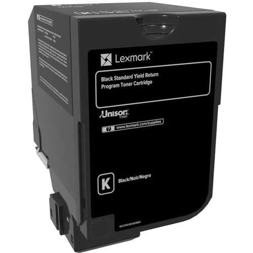 Lexmark 74C0SKG Return Program Toner, 7,000 Page-Yield, Black (LEX74C0SKG)