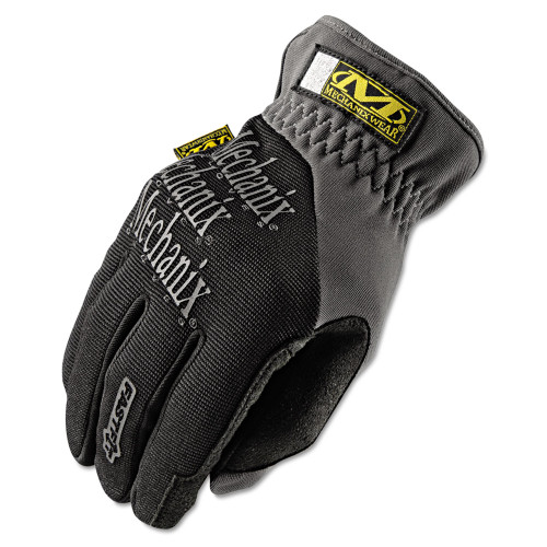 Mechanix Wear FastFit Work Gloves, Black, Medium (MNXMFF05009)